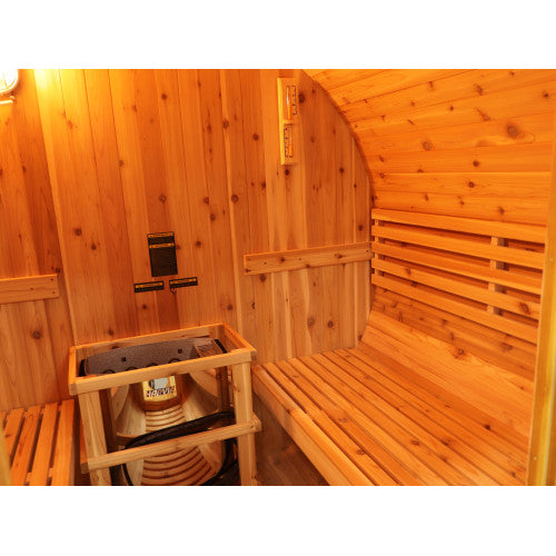 Oasis 2-4 Person Traditional Canopy Barrel Sauna