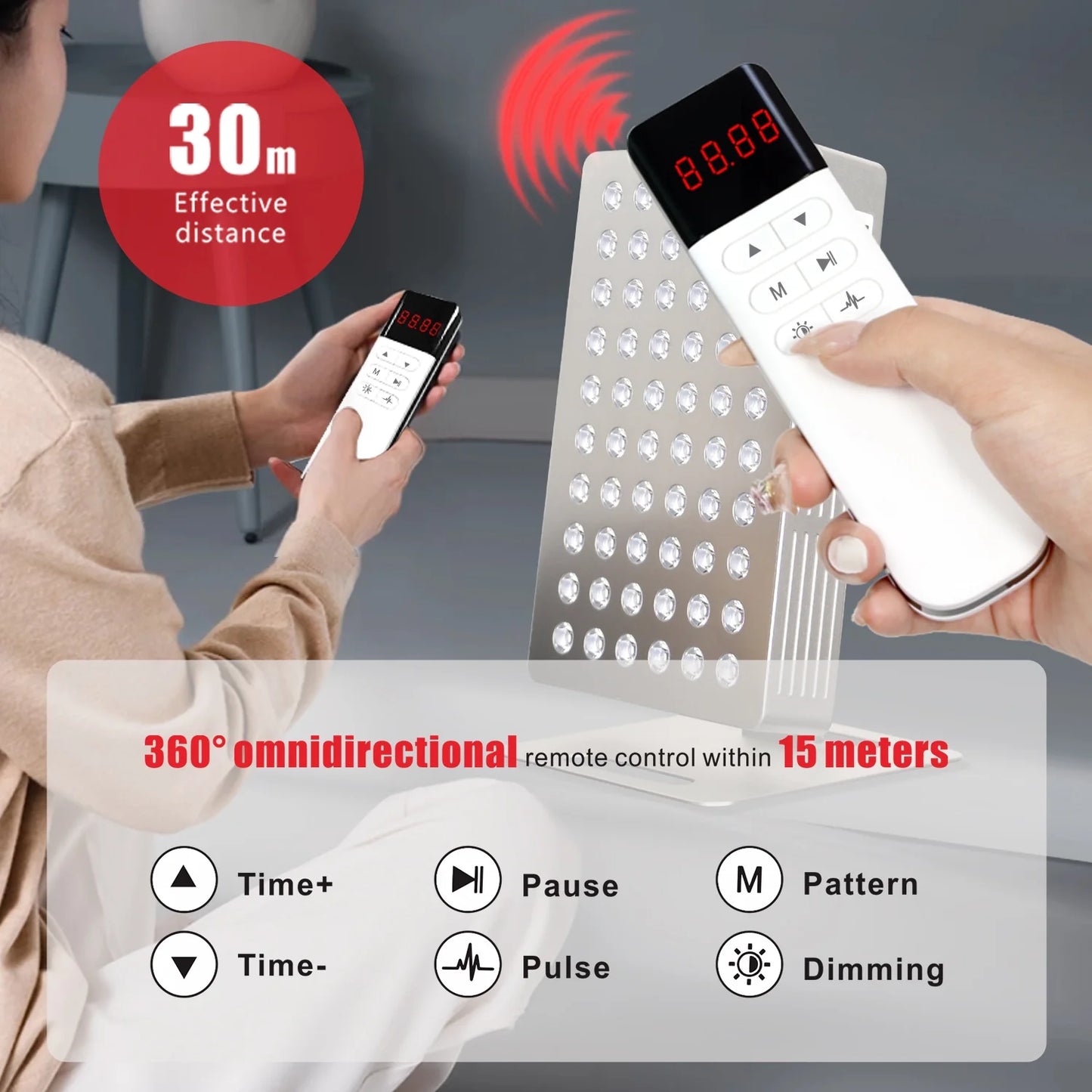 RedDen LED Red Infrared Light Therapy Panel