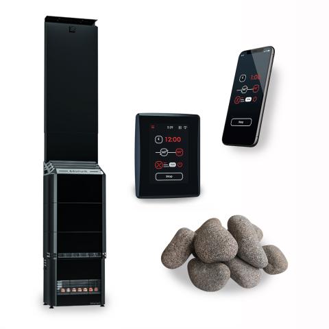 Saunum AIR CSB WiFi Sauna Heater Package