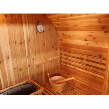 Galley 4-Person Traditional Barrel Sauna