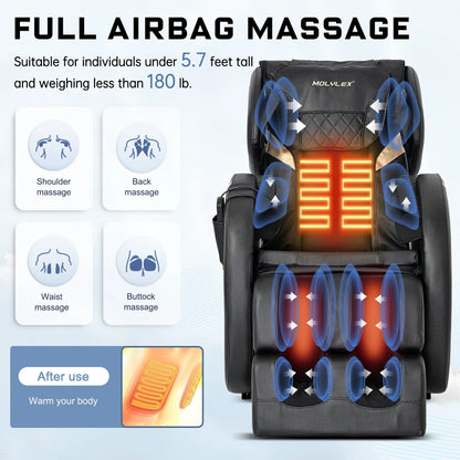 BT CalmSpas: Full Body Massage Chair Recliner for Best Zero Gravity Experience / "MC222" for $222 OFF