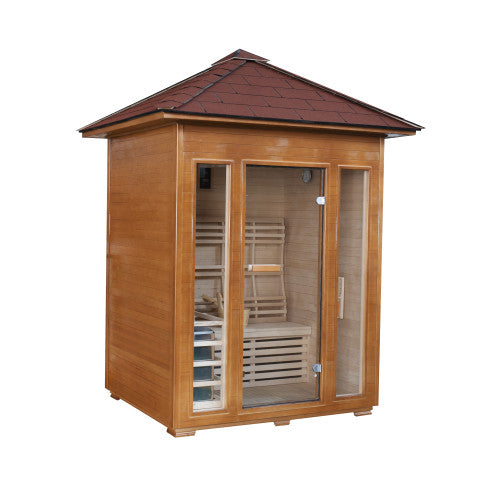 Waverly 3-Person Outdoor Traditional Sauna / Use "SR200" for $200 OFF