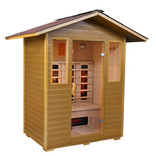 Grandby 3 Person Outdoor Infrared Sauna
