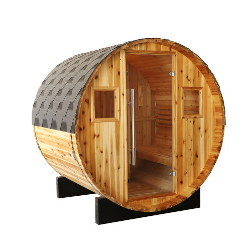 Aurora 2-4 Person Traditional Barrel Sauna