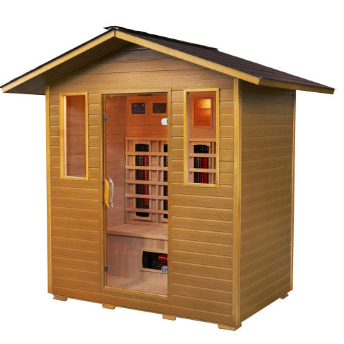 Cayenne 4 Person Outdoor Infrared Sauna