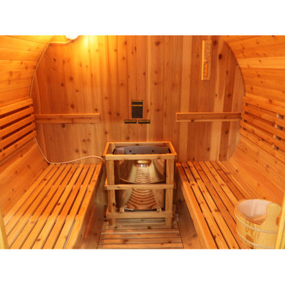 Galley 4-Person Traditional Barrel Sauna
