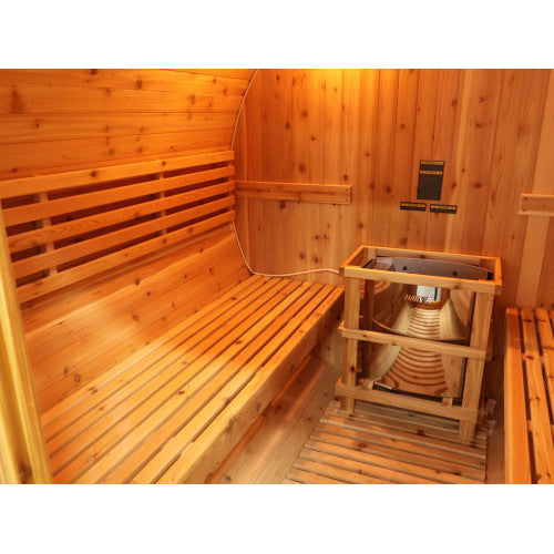 Galley 4-Person Traditional Barrel Sauna