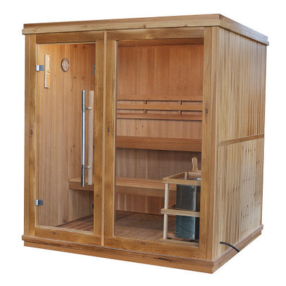 Charleston 4-Person Indoor Traditional Sauna / Use "SR200" for $200 OFF