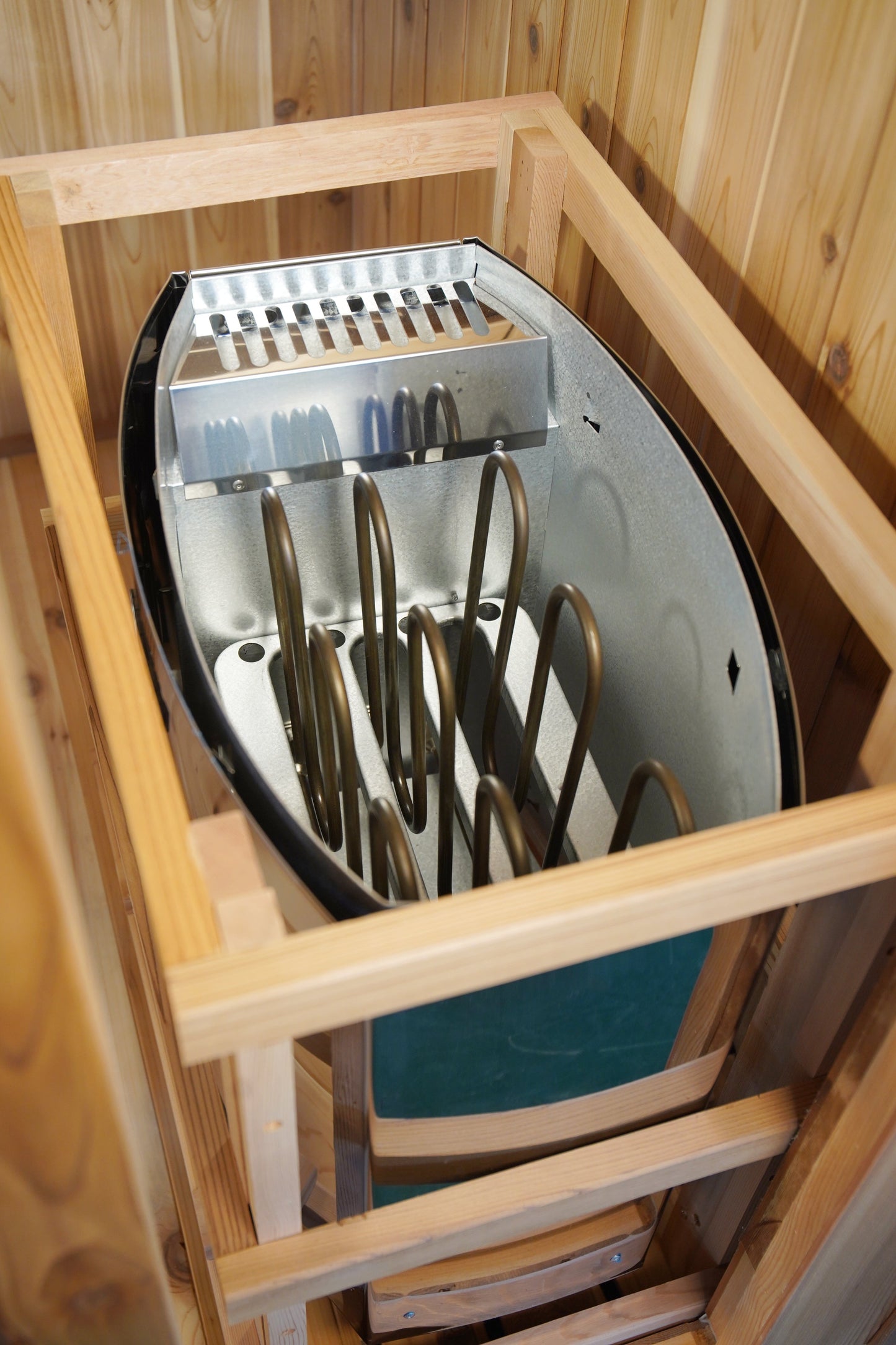 Hampton 3 Person Indoor Traditional Sauna Double Bench