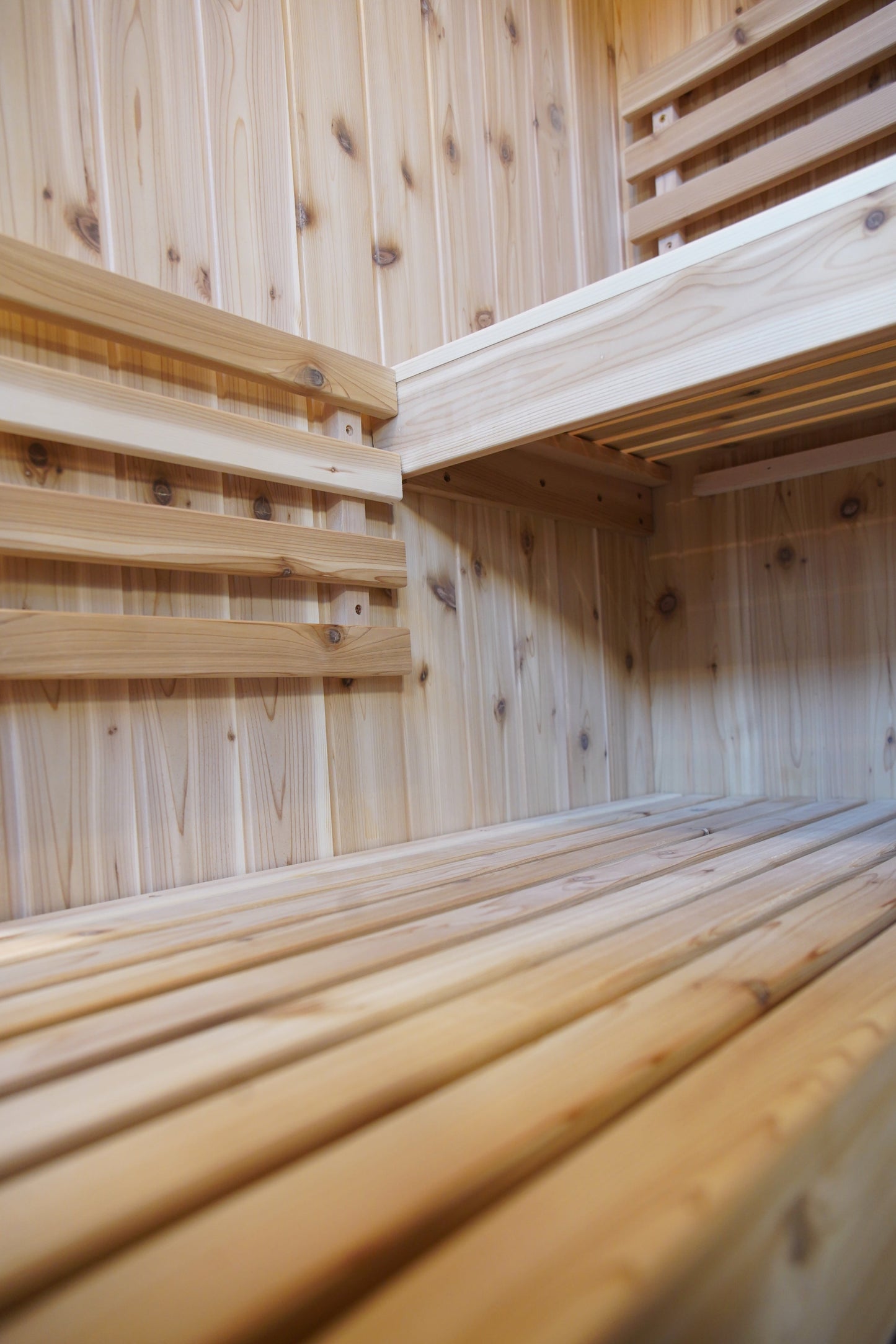 Hampton 3 Person Indoor Traditional Sauna Double Bench