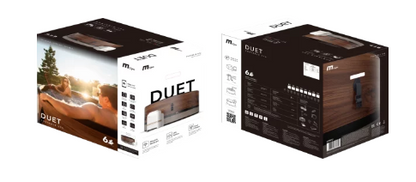 MSpa Frame DUET 6 person Round Bubble Spa 2024 Model