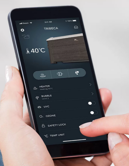 MSpa Frame TRIBECA 6 Person Bubble & Jet Spa