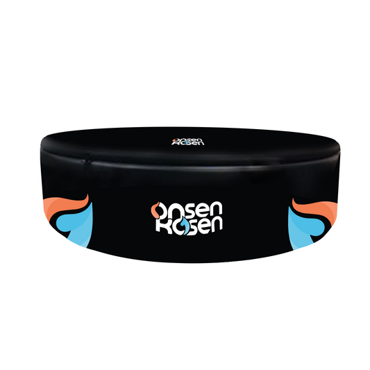 OnsenKosen Yunokawa 8 to 12 Person Group Therapy Tub with Pro 2HP Dual CHiller/Heater