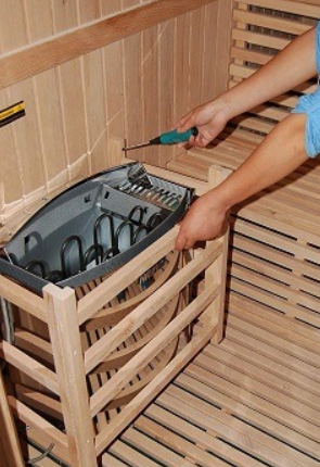 Tiburon 4 Person Indoor Traditional Steam Sauna / Use "SR200" for $200 OFF