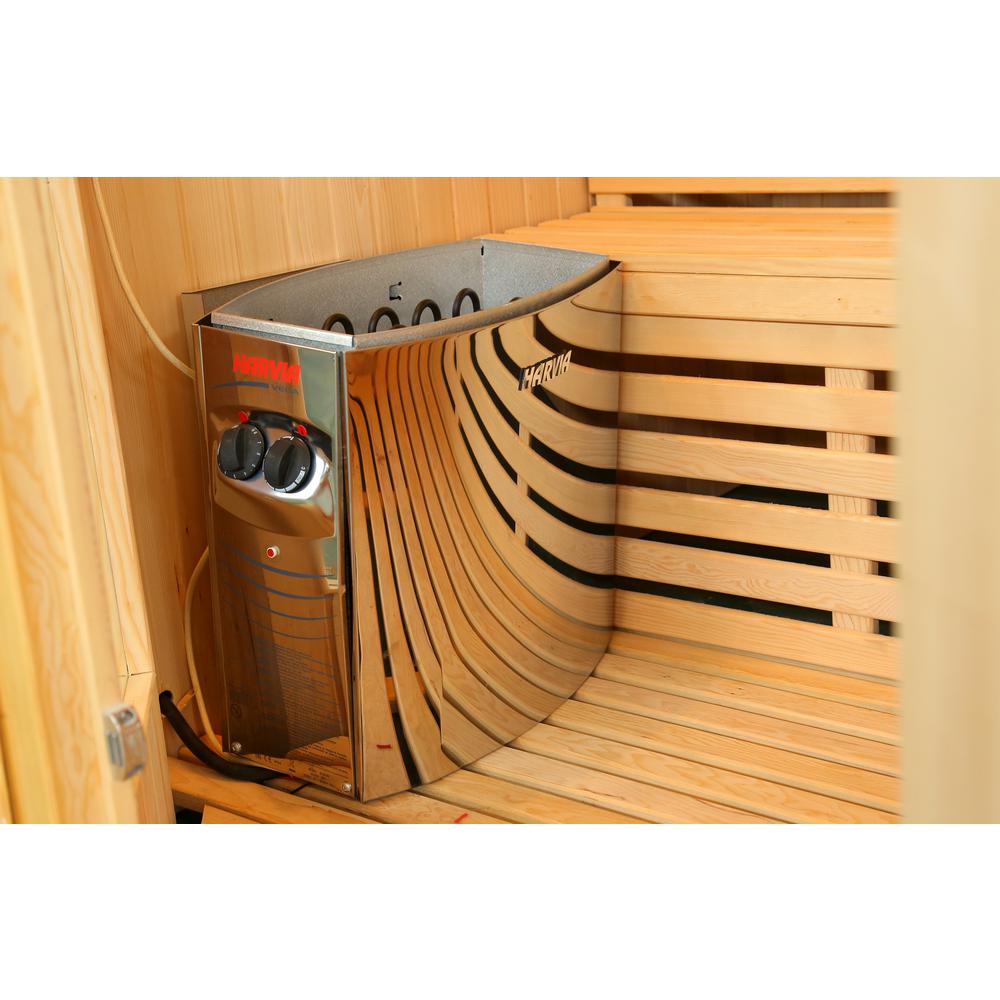 Tiburon 4 Person Indoor Traditional Steam Sauna / Use "SR200" for $200 OFF