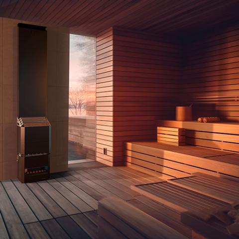 Saunum AIR CSB WiFi Sauna Heater Package